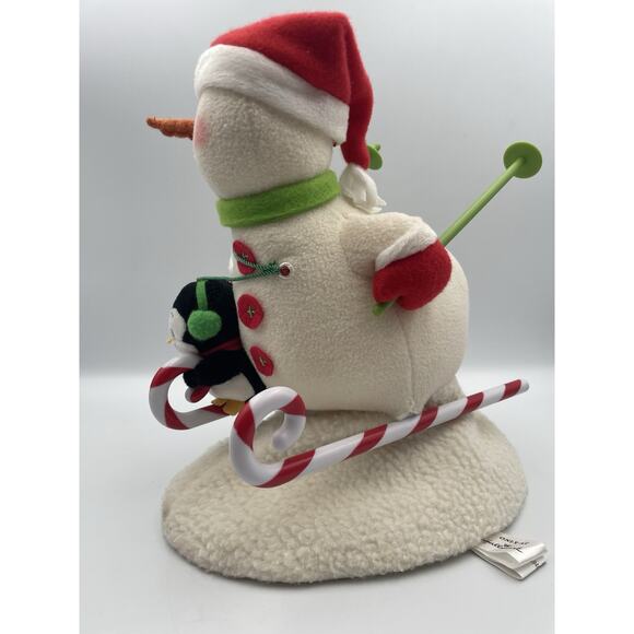 2012 Hallmark Jingle Pals Swooshin Duo Animated Snowman With Music Christmas - Picture 6 of 16
